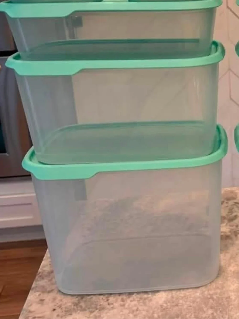 Tupperware these three